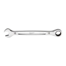 Chei Wrench combination / ratchet with a ratchet 12-angle / Hexagonal metric size: 18 mm MILWAUKEE 4932471511