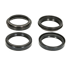 Set etansare suspensi fata Complete set of oil and dust gaskets for the front suspension oil 48 x 58 x 115 quantity per packaging: 4pcs HUSABERG FC FE FS FX TE HUSQVARNA FC FE TC TE 125-1215 2000-2017 PIVOT WORKS PWFSK-Z016