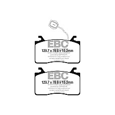 Set placute frana,frana disc Brake pads - tuning Yellow Stuff road approval ALFA ROMEO GIULIA STELVIO 2.0/2.2D 08.16- EBC POLSKA DP42325R