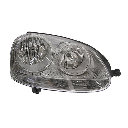 Far Lampa frontala Dreapta H7 electric cu motor culoare insert: cromat VW GOLF PLUS GOLF V JETTA III -10.08 VALEO VAL046651