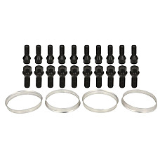Trusa de montare a jantei de aliaj Fitting kit BM1 741-726 BLACK B M14x15x27 K17 1 kit / 4 wheels - B/N qty 20 MAK MAK 8000000221