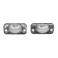 Elemente iluminare Licence plate lamp LED ligght colour: white 12V with road approval SKODA SUPERB I VW CADDY ALLTRACK CADDY ALLTRACK/MINIVAN CADDY III CADDY III/MINIVAN CADDY IV CADDY IV/MINIVAN 08.96- M-TECH CLP104