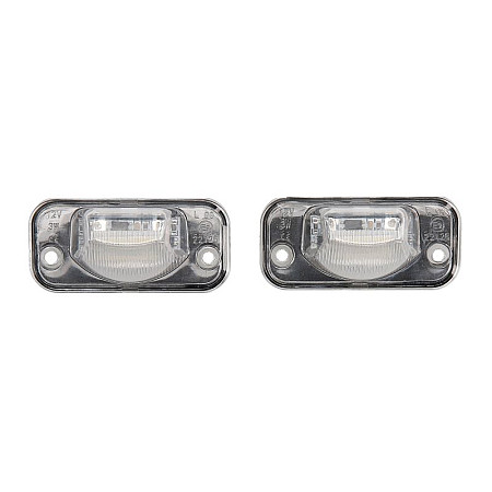Elemente iluminare Licence plate lamp LED ligght colour: white 12V with road approval SKODA SUPERB I VW CADDY ALLTRACK CADDY ALLTRACK/MINIVAN CADDY III CADDY III/MINIVAN CADDY IV CADDY IV/MINIVAN 08.96- M-TECH CLP104