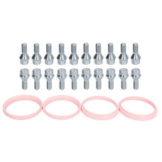 Trusa de montare a jantei de aliaj Fitting kit SX 76x666 CONICAL BOLTS 12X15X24 K17 B27 1 kit / 4 wheels - B/N qty 20 MAK MAK 8000000449