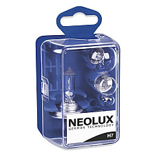 Sortimente, becuri Bulb socket 12V 6 pcs H7 P21/5W/P21W/PY21W/R5W/W5W - fuse: 10 15A NEOLUX NLX499KIT