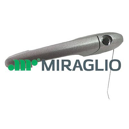 Manerul exterior al uii Door handle front L external grey FIAT 500 01.07- MIRAGLIO 80/939