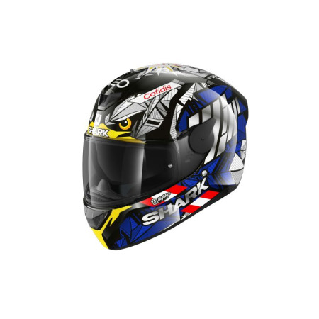 Cati integrale Casca casca cu fata intreaga SHARK D-SKWAL 2 OLIVEIRA FALCO culoare albastru/galben/negru marime XS SHARK HE4053E-KBR-XS