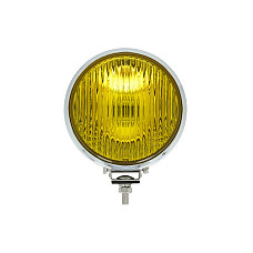 Proiector ceata Lampa de ceata Dreapta/Stanga H3 diam.160mm metal capac cromat nuanta galbena 12/24V WESEM 0610.44850.02