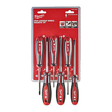 Surubelnite, biti Set of screwdrivers 6 pcs wrench / tool type: screwdrivers screwdriver size mm: 05x3.0 3 4 55 65 MILWAUKEE 4932471807