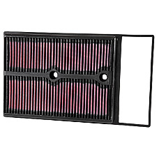 Panou de filtrare (cartus) Sports air filter outer length: 348mm outer width: 205mm height: 27mm shape: Flat  AUDI A1 SEAT IBIZA IV IBIZA IV SC IBIZA IV ST TOLEDO IV SKODA FABIA III RAPID 1.4D 07.08- K&amp;N FILTERS 33-3044