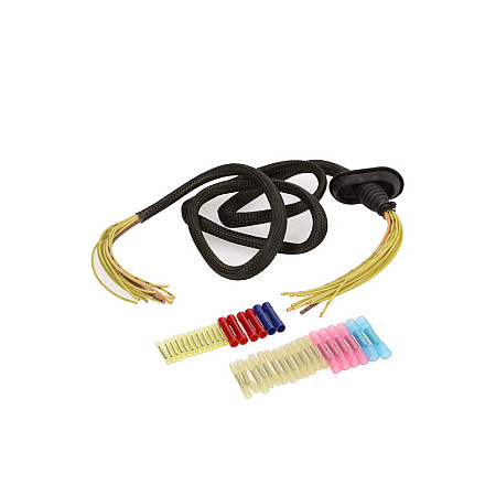 Set de reparat cabluri, haion Fir de cablu pentru capacul portbagajului 1250mm numar pini: 12 fara acoperire Stanga BMW 5 E61 2.0-5.0 03.04-12.10 SENCOM SEN2016062N