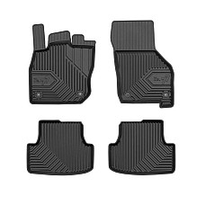 Set covorase cauciuc Floor mats TPE 4 pcs ducts No. 77 front/rear set colour neagra VW GOLF VIII 07.20- Hatchback 3d / 5d / Hybrid FROGUM FRG77425002