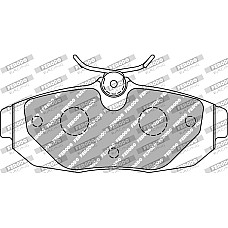 Placute de frana-Profesionale Brake pads - professional LUCAS/TRW DS 2500 no road approval rear FORD MUSTANG FORD USA MUSTANG 3.7-5.4 01.04- FERODO FRP3130H