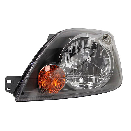 Far Lampa frontala Stanga H4 electric cu motor culoare insert: negru FORD FIESTA V -06.08 TYC TYC 20-0848-05-2