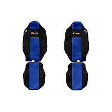 Husa scaun Huse pentru scaune Classic albastru material velours serie CLASSIC centura de siguranta a pasagerului asamblata in scaun centura de siguranta a soferului asamblata in scaun scaune cu tetiere int F-CORE F-CORE PS30 BLUE