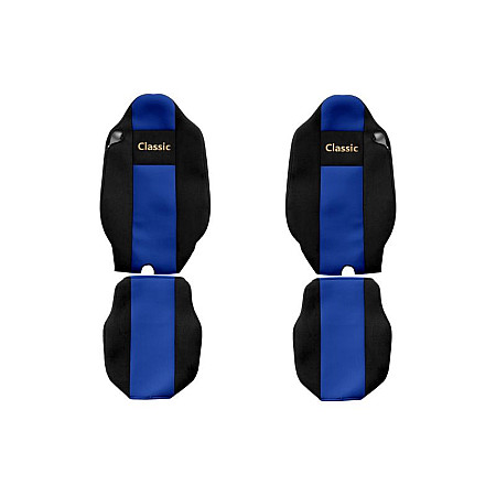 Husa scaun Huse pentru scaune Classic albastru material velours serie CLASSIC centura de siguranta a pasagerului asamblata in scaun centura de siguranta a soferului asamblata in scaun scaune cu tetiere int F-CORE F-CORE PS30 BLUE