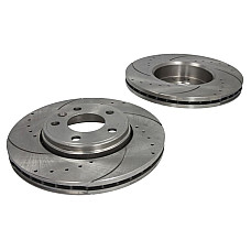 Disc frana de performanta High-efficiency brake disc SPEEDMAX Ventilated Cut-Drilled front  L/R outer diameter 305 mm thickness 28 mm 2pcs NISSAN PRIMASTAR OPEL VIVARO A 1.9D-2.5D 02.01- SPEEDMAX 5201-01-1057PTUOTUV