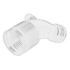 Furtun, alimentare aer Air inlet pipe intake side flowmeter/turbine FIAT BRAVO II 1.6D/1.9D 04.07-12.14 OE FIAT 51847086