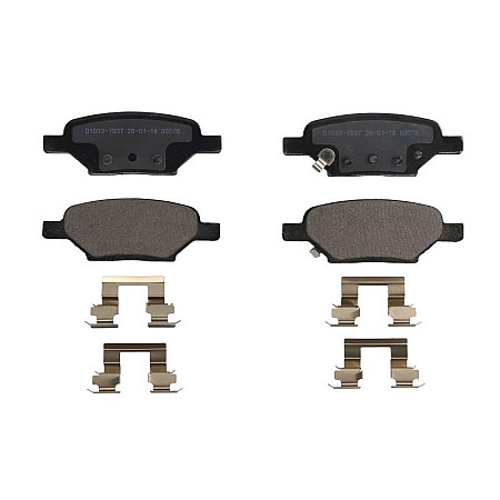 Set placute de frana Spate EN no ECE R90 certification CHEVROLET COBALT HHR PONTIAC G6 2.0-3.9 03.04- USA PMD1033AT