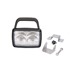 Lumina de lucru Lampa de lucru H3 12/24V 70W lungime: 162mm inaltime: 111mm adancime: 97mm conector AMP Faston 250 miner din plastic optica cu doua becuri sirma 015m WESEM LPR7.33930.00