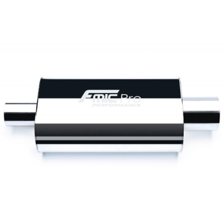 Amortizor zgomot sport Exhaust rear silencer SPORT stainless steel fitting diameter: 63mm length: 350mm FMIC MUF-OVAL350-63-63