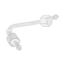 Conducta alimentare cu combustibil CR system high pressure fuel hose 1 CITROEN BERLINGO 1.5D 06.18- OE PEUGEOT 9811737380