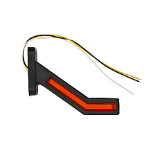 Lampa gabarit Outline marker lights L orange/red/white LED surface hose length 400 on long arm 12/24V with function of rear indicator WAS 1344L W168.7