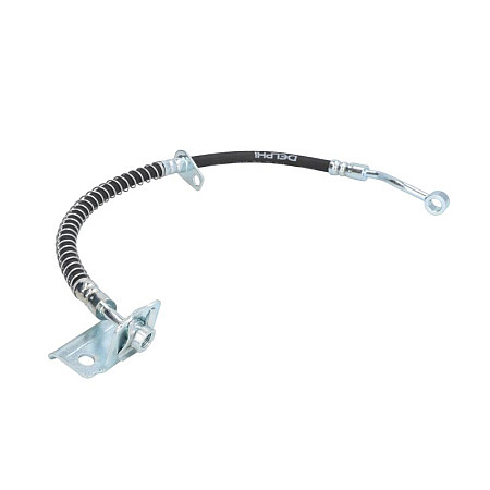 Furtun frana Furtun/conducta de frana flexibil Fata Stanga lungime 431mm M10x1/M10/M10x1 HYUNDAI ACCENT III 1.4/1.5D/1.6 11.05-11.10 DELPHI LH7041