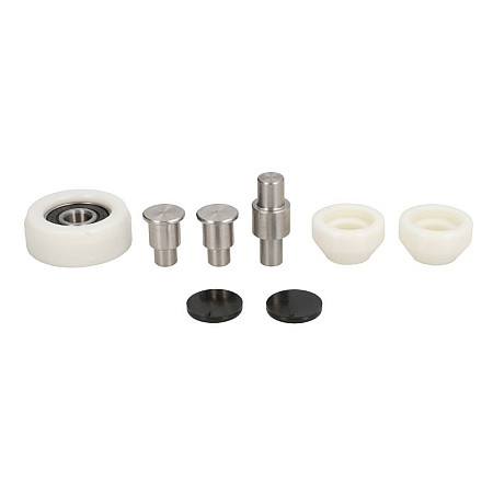 Ghidaj cu role, usa glisanta Rulmenti + rulouri cu balamale pentru usi glisante balama inferioara VW MULTIVAN T5 TRANSPORTER T5 04.03-08.15 ROLL VWT503