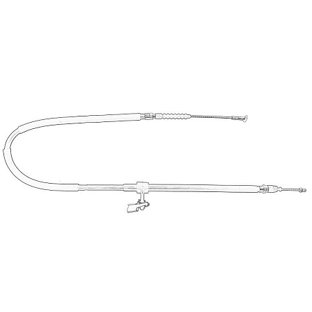 Cablu, frana de parcare mana dreapta cablul de frana 147 00 - ALFA OE FIAT 46542755