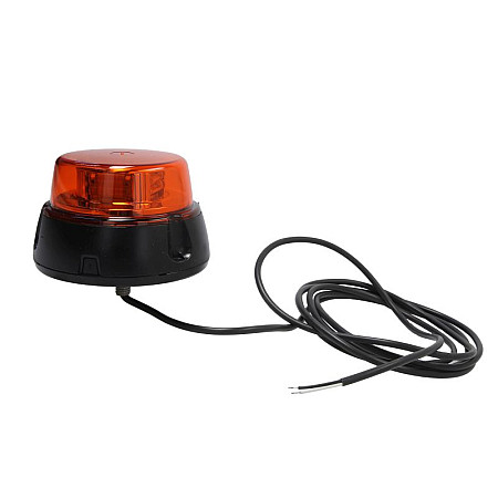 Girofar Rotating beacon orange 12/24V LED LED 1-Point fitting/fitting with bolt no of programs: 1 0.3m wire WAS 1534.4 W233