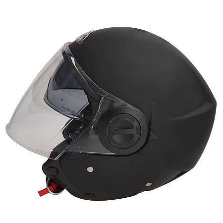 Cati de protecie deschise Helmet open SMK COOPER MATT BLACK MA200 colour neagra/matt size XS unisex SMK SMK0109/17/MA200/XS