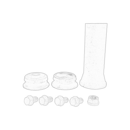 Set reparatie, Cadru - Suport arc Set reparatie amortizor fata st./dr. - Mercedes Sprinter WDB901 OE MERCEDES 901 320 28 30