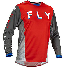 Camasa off-road T-shirt off road FLY RACING KINETIC KORE colour grey/red size S FLY FLY 376-424S