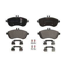 Set placute de frana Fata cu suplimente cu suruburi de ghidare a etrierului de frana MERCEDES C C204 C T-MODEL S204 C W204 E A207 E C207 E T-MODEL S212 1.6-3.0 01.07- BRECK 24306 00 701 10