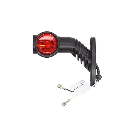 Lampa gabarit Outline marker lights L SUPERPOINT III red/white surface hose length 200 on medium-long arm 24V SUPERPOINT III ASPOCK A31-3305-064