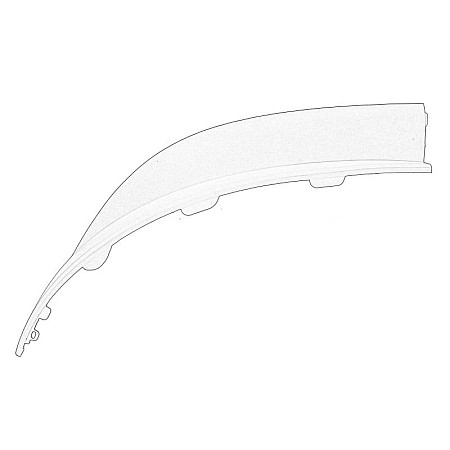 Spoiler Acoperire bara Fata Dreapta negru OPEL ASTRA J ASTRA J GTC 12.09-09.12 OE OPEL 13300689