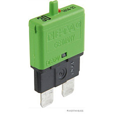Automat siguranta Fuse 1pcs rated current: 30A length: 6mm with a returning button Standard HERTH+BUSS PARTI ELECTRICE 50295906
