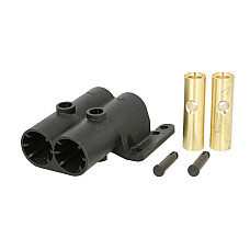 Dulie Priza plug-in numar pini/mumar pini activi 2 150V 160A alama contacte lipite corp din plastic crestat pentru un cablu de 50mm2 TRUCKLIGHT SO-EC50-PLA