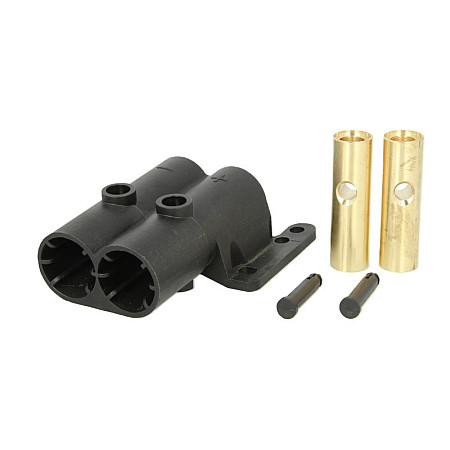 Dulie Priza plug-in numar pini/mumar pini activi 2 150V 160A alama contacte lipite corp din plastic crestat pentru un cablu de 50mm2 TRUCKLIGHT SO-EC50-PLA