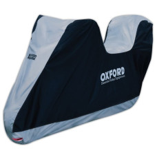 Husa motocicleta OXFORD AQUATEX NEW C culoare argintie marimea L loc pentru portbagaj CV205
