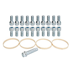 Trusa de montare a jantei de aliaj Fitting kit BM2 76-726 B STAR M14X15x28 + STAR TOOL K17 1 kit / 4 wheels - B/N qty 20 MAK MAK 8000000023
