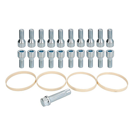 Trusa de montare a jantei de aliaj Fitting kit BM2 76-726 B STAR M14X15x28 + STAR TOOL K17 1 kit / 4 wheels - B/N qty 20 MAK MAK 8000000023