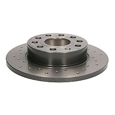 Disc frana Brake disc BREMBO Xtra 1pcs Drilled rear  L/R outer diameter 256 mm thickness 12 mm AUDI A3 SEAT ALTEA ALTEA XL TOLEDO III SKODA OCTAVIA I OCTAVIA II 1.2-3.6 09.00- BREMBO 08.9488.1X