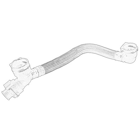 Conducta radiator ulei Oil cooler hose EURO 6 PL plynu chlodniczego ALFA ROMEO GIULIETTA FIAT 500L 500X DOBLO JEEP COMPASS RENEGADE 1.6D 02.10- OE FIAT 46338952