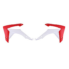 Kituri de plastic Radiator covers colour Red/White HONDA CRF 250/450 2013-2017 CEMOTO 8417100005 CEM