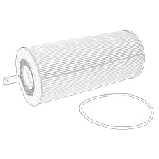 Filtru ulei Euro6 MERCEDES ACTROS MP4 ANTOS AROCS OM470LA 240315 kW OE DB TRUCK 180 03 09