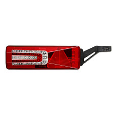Stop spate Rear lamp LED 24V with indicator fog light reversing stop parking triangular reflector extension arm dynamic FEBER MP SW 900 21 04TK