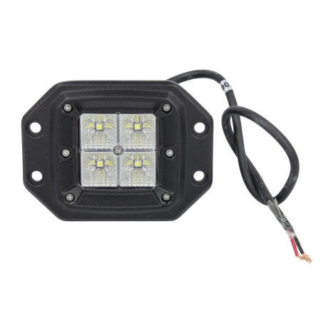 Lumini Work light Osram Opto Semiconductors LED number of diodes: 4 power max: 20W voltage: 12/24/30V no road approval Osram LED Inside ECE R10 waterproof shape Square length80mm width70mm height M-TECH TUOLOWLO41