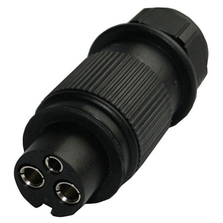 Stecher Mufa de metalica numar pini: 3 forma mufa: rotund DIN 9680 JAEGER 251106EJ